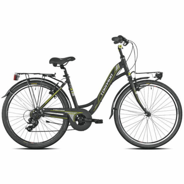 Női Kerékpár Torpado T461 26" FREEDOM 26 46cm FEKETE MONOTUBO SHIMANO TY300 21 seb. REVO(23T461V46)