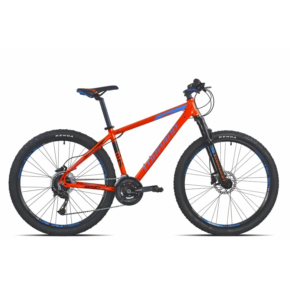 Kerékpár Torpado T770 27,5" SATURN 24seb. 49cm narancssárga SHIMANO ALIVIO 8X3, HIRAULIKUS fékkel