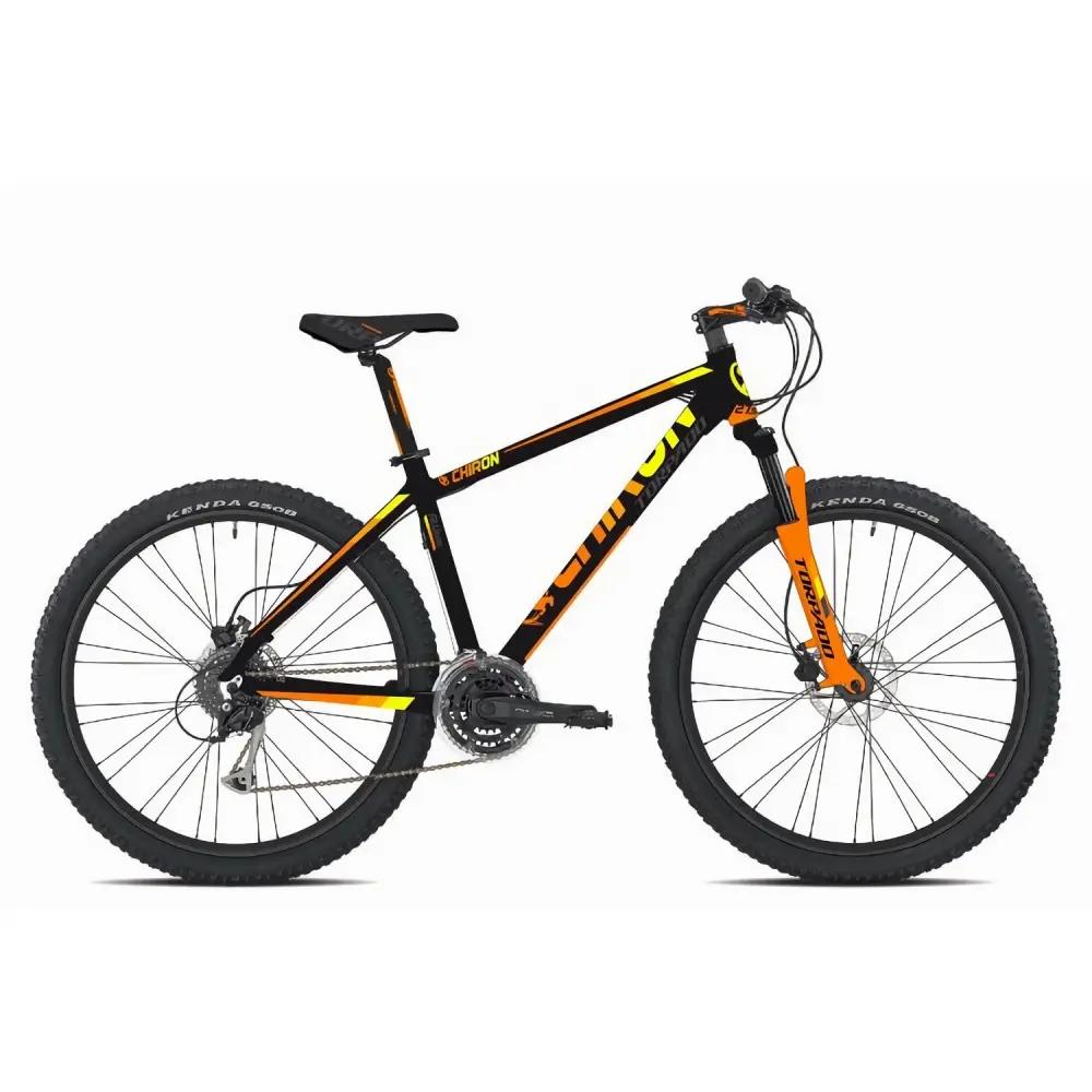 Torpado T780 27,5" Chiron 38 fekete/narancs SHIMANO ACERA 7x3 DISK mechanikus fékkel(21T)